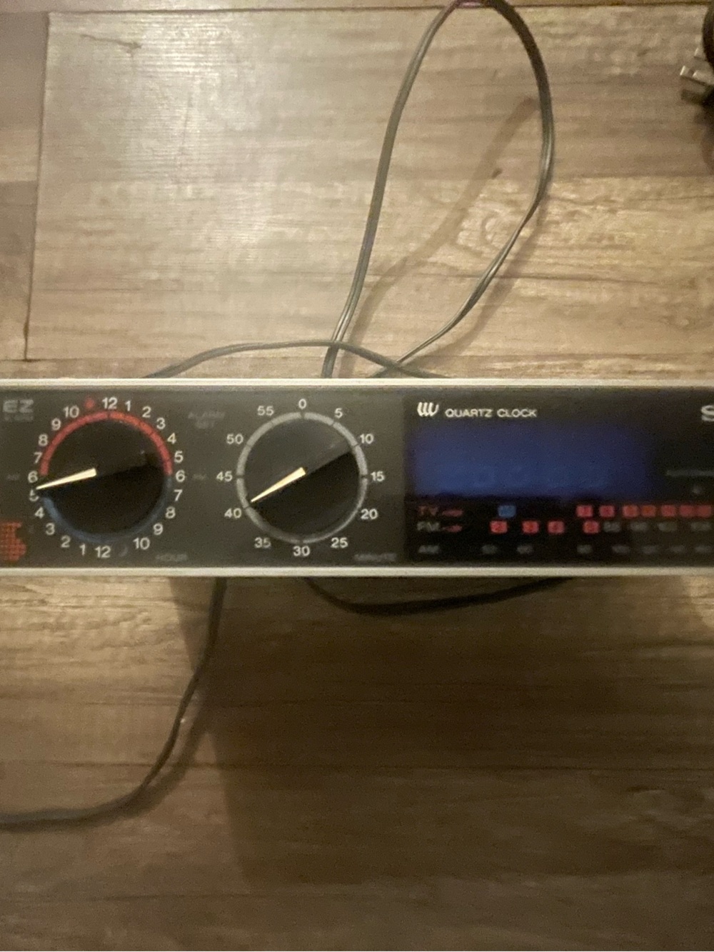 Sony Black and Silver Car Stereo Receiver with Analog Dials